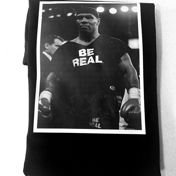 Brand new "BE REAL" MIKE TYSON TEE. 100% cotton - Picture 3 of 4